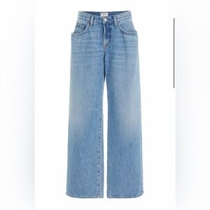 Agolde Fusion Rigid Low-Rise Wide-Leg Jeans